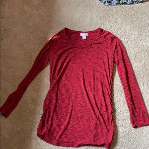 Long sleeve maternity top
